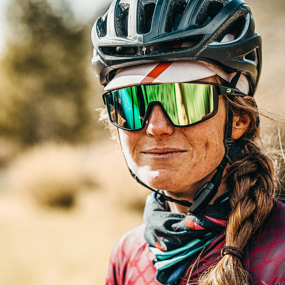 Очки Julbo FURY SPECTRON 3, черно-зеленые, зеленая линза фото 4