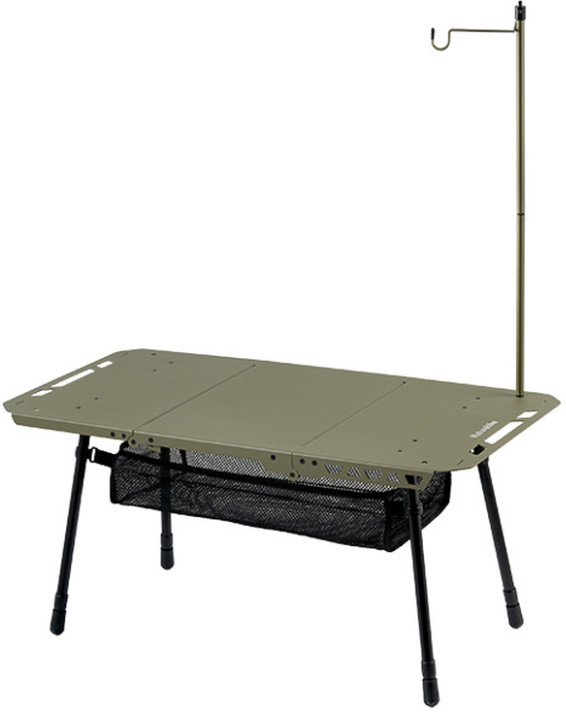 Стіл складаний Naturehike CNK2450JJ025, 80х4036/54 см, оливковий фото 