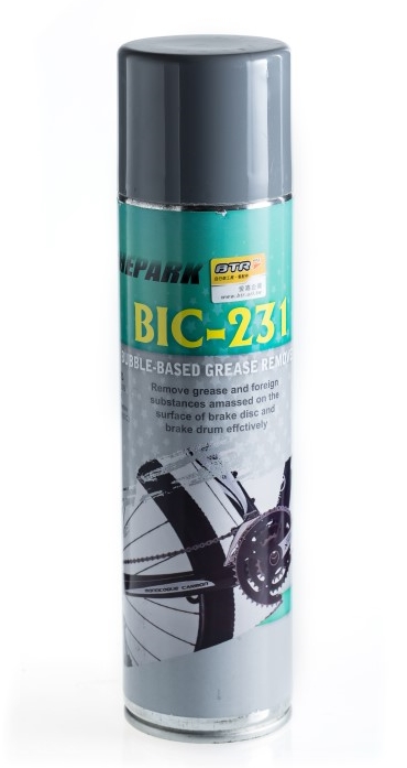 Жидкость для очистки велосипеда Chepark BIC-231 аэрозоль, наличие диффузора для трудно доступных мест, объём 425мл фото 