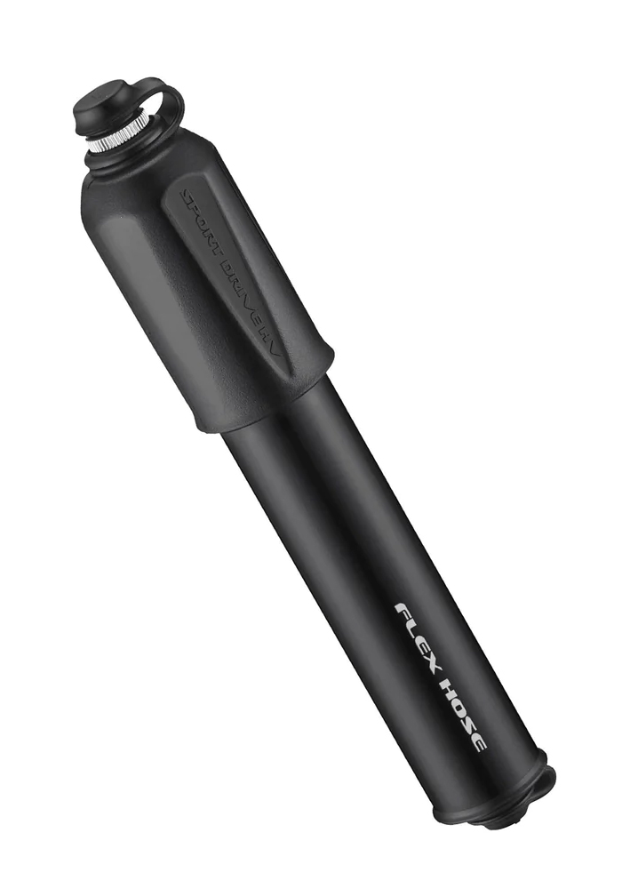 Мининасос Lezyne SPORT DRIVE HV-S, алюминиевый, 90psi, FV/AV/DV, черный матовый фото 