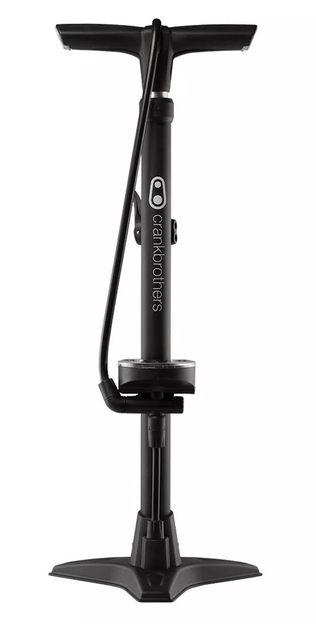 Насос підлоговий Crankbrothers GEM, з манометром, presta/schrader, 160 psi / 11 bar, чорний фото 1