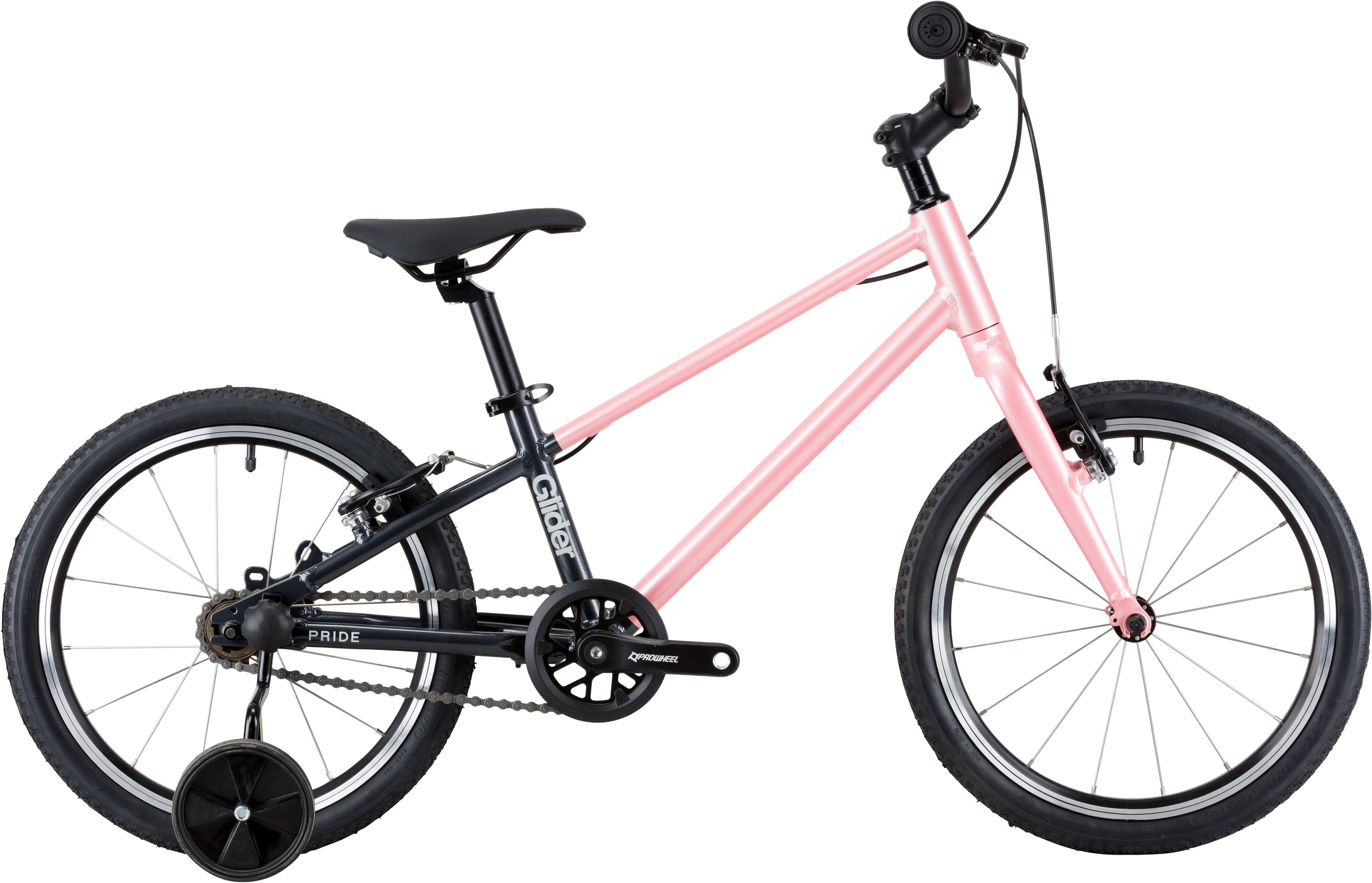 Велосипед 18" Pride GLIDER 18 рожевий A5 фото 
