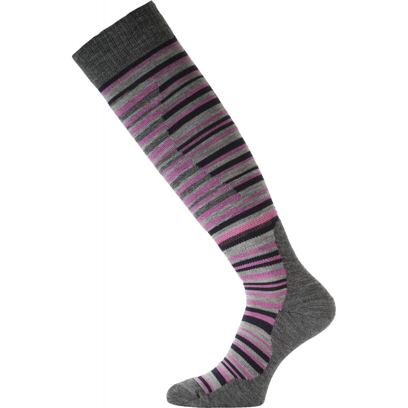 Термошкарпетки Lasting лижі SWP 804, розмір M, сірі/рожеві фото 