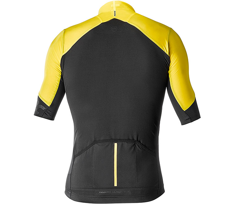 Джерси Mavic COSMIC ULTIMATE SL кор. рукав, мужское, Bk/YEMAV, черно-желтое, L фото 2