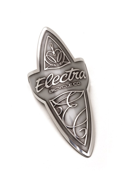 Знак Electra рулевой нагрудный, старинный метал. серебро