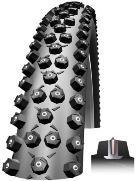 Покришка 26x2.10 (54-559) Schwalbe Ice Spiker PRO Evo TL-Ready Folding B/B-SK HS379 (361 Alu S фото 