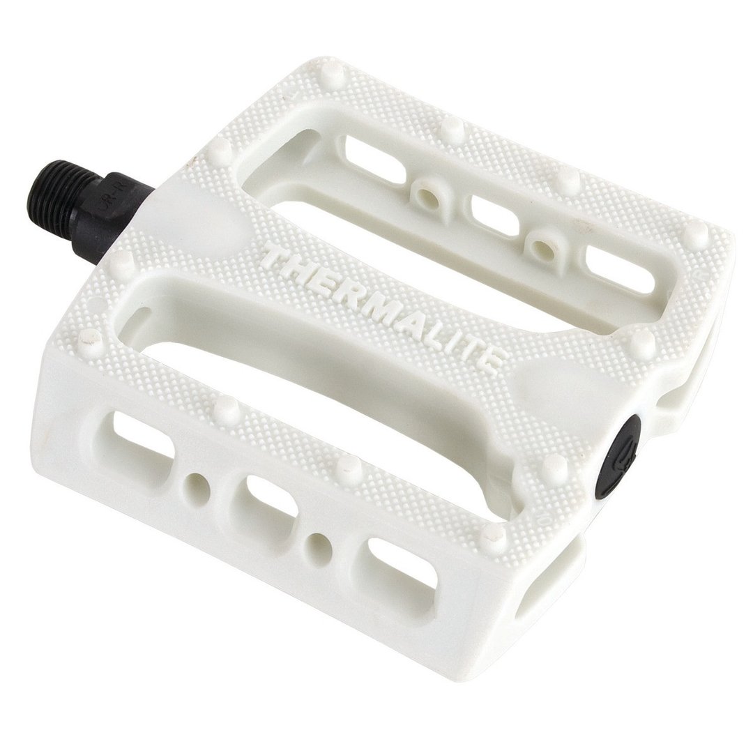 Педали Stolen THERMALITE PEDAL 9/16" LOOSE BALL, белые фото 