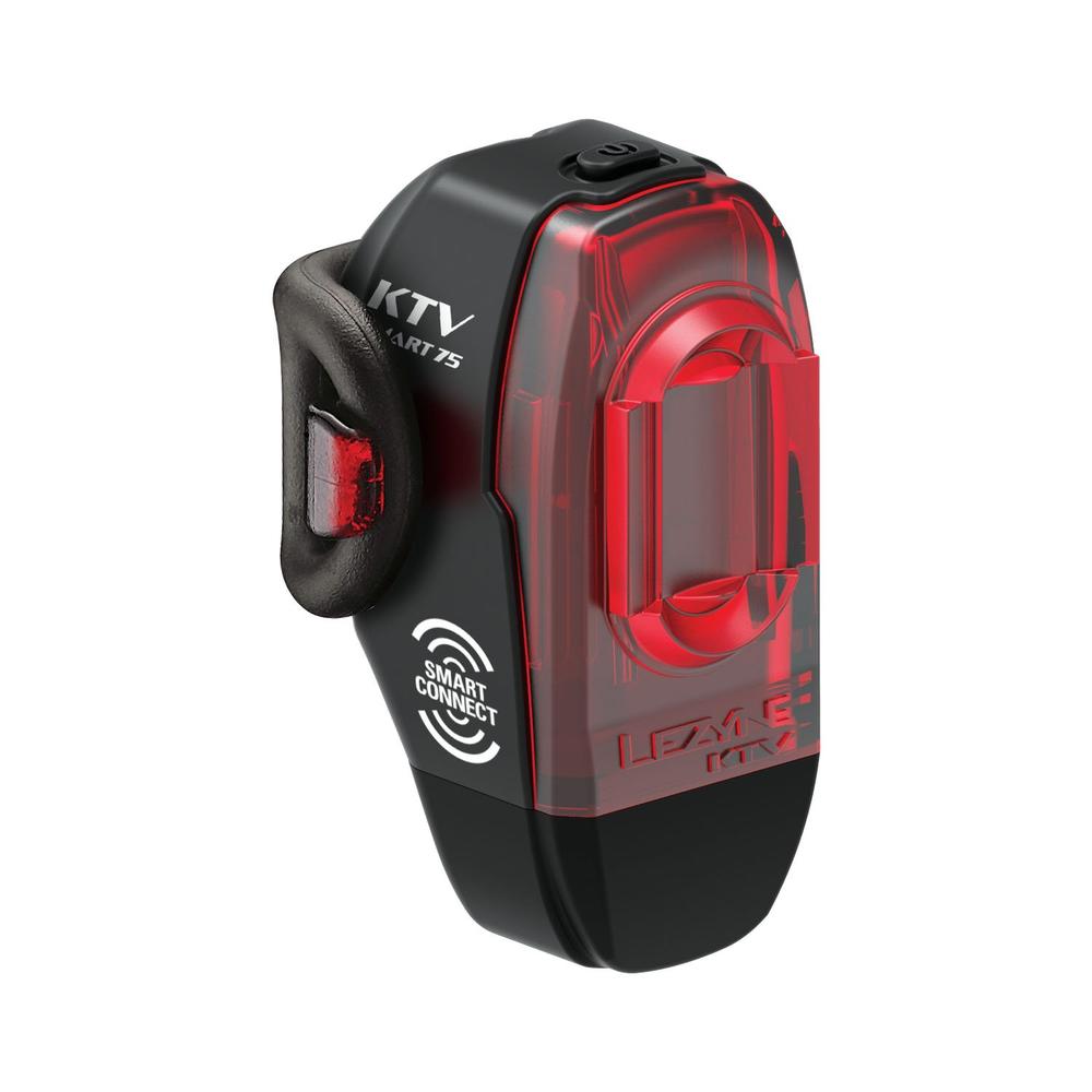 Блимавка задня Lezyne KTV PRO SMART REAR, 75 люмен, 5 режимів, чорна фото 