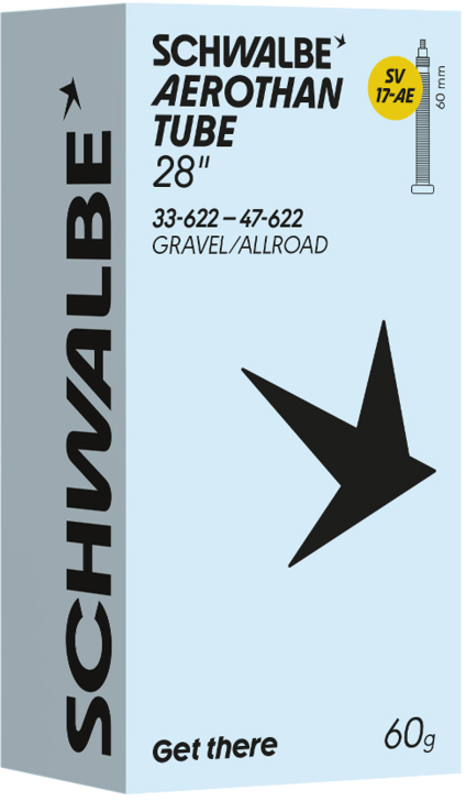 Камера TPU 28" (33/47-622) Schwalbe SV17-AE AEROTHAN, Alu 60mm фото 