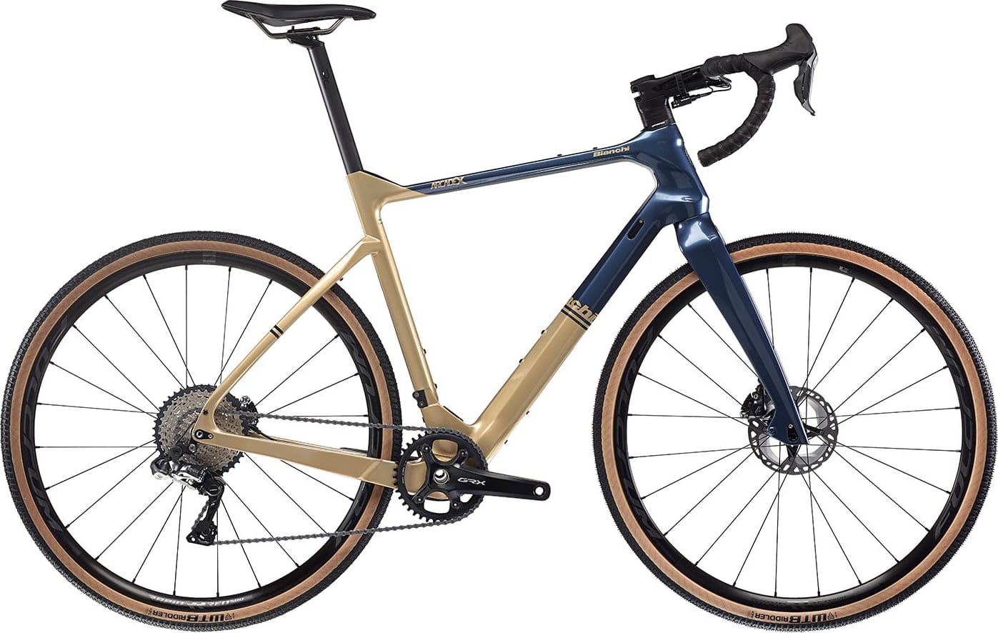 Велосипед 28" Bianchi ARCADEX GRX815 Di2 рама - S 2021 Gold/Blue