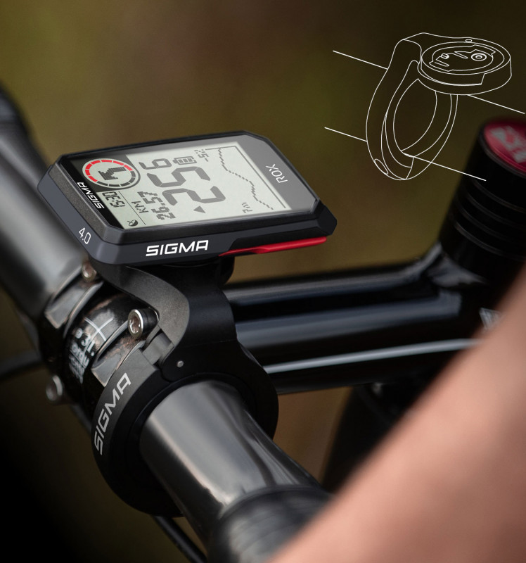 Велокомп`ютер Sigma Sport ROX 4.0 Black Sensor Set фото 3