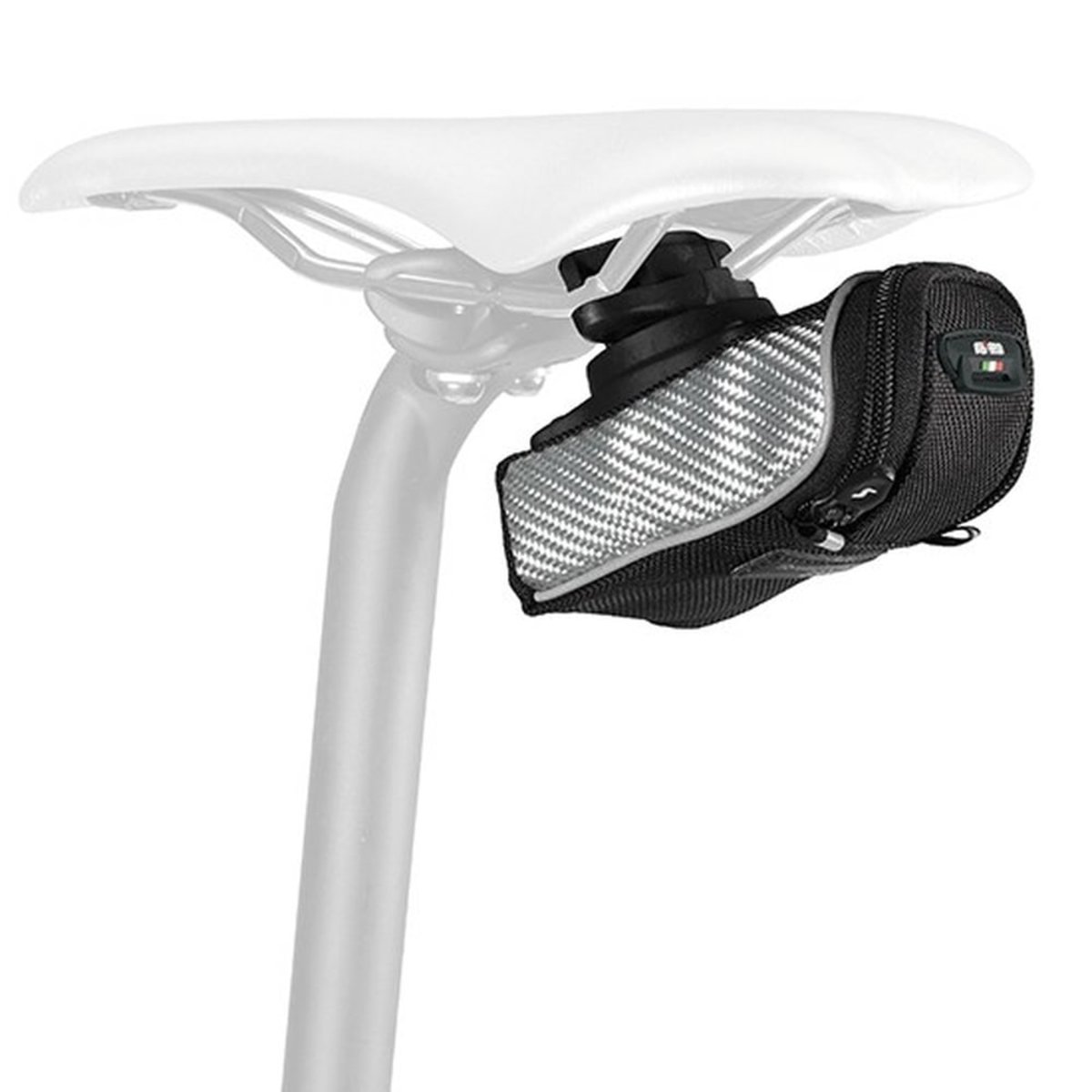 Сумка подседельная SCICON Phantom 230 Pro Carbon RL (2.1L) Black/Carbon, черный карбон фото 