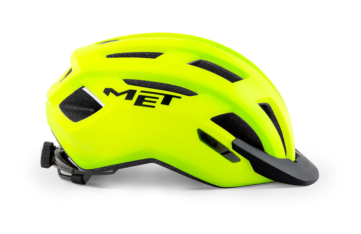 Шлем Met CROSSOVER CE размер XL (60-64), fluo yellow gray matt, желто-серый матовый фото 2