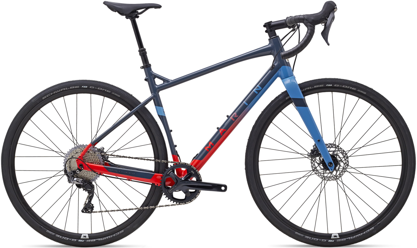 Велосипед 28" Marin GESTALT X11 рама - 58см 2022 Gloss Grey/Blue/Roarange