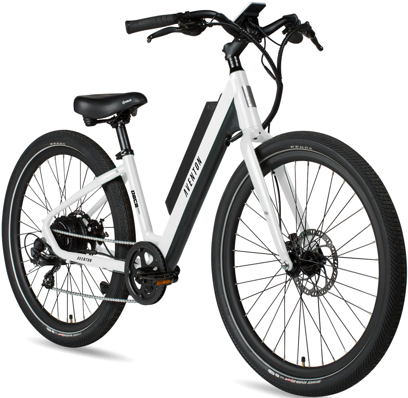 Электровелосипед 27,5" Aventon Pace 350 Step-Through рама - M White A2 фото 2