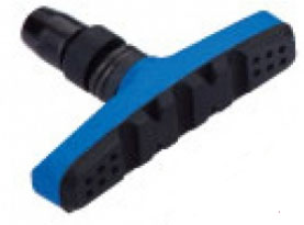 Колодки тормозные резьбовые ALHONGA HJ EN02-BU сине-черные фото 