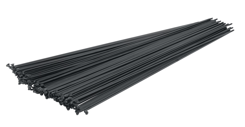 Спиця 290мм 14G Pillar PSR Standard, матеріал нержав. сталь Sandvic Т302 + чорна (144шт в упаковці) фото 