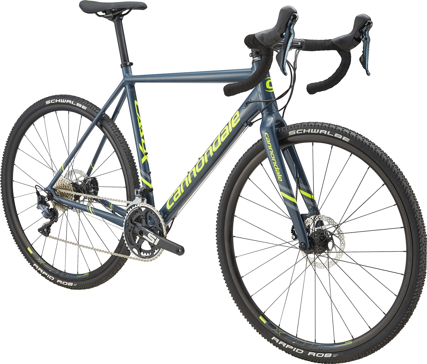 Велосипед 28" Cannondale CAADX Ultegra disc рама - 54 2018 SLA серо-синий фото 2
