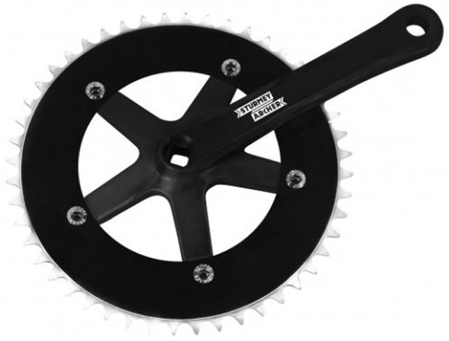 Шатун Sturmey Archer FCT28 48T, для фікс. під квадрат, 170mm, 1/8 "черн фото 