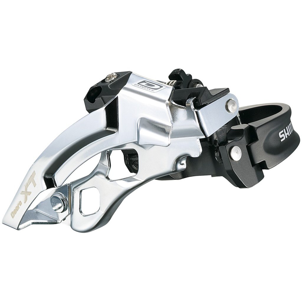 Переключатель пер. Shimano FD-M780-A DEORE XT 3х10, верхний хомут, универсальная тяга, адаптер под 31.8mm, под 40/42 зуба фото 
