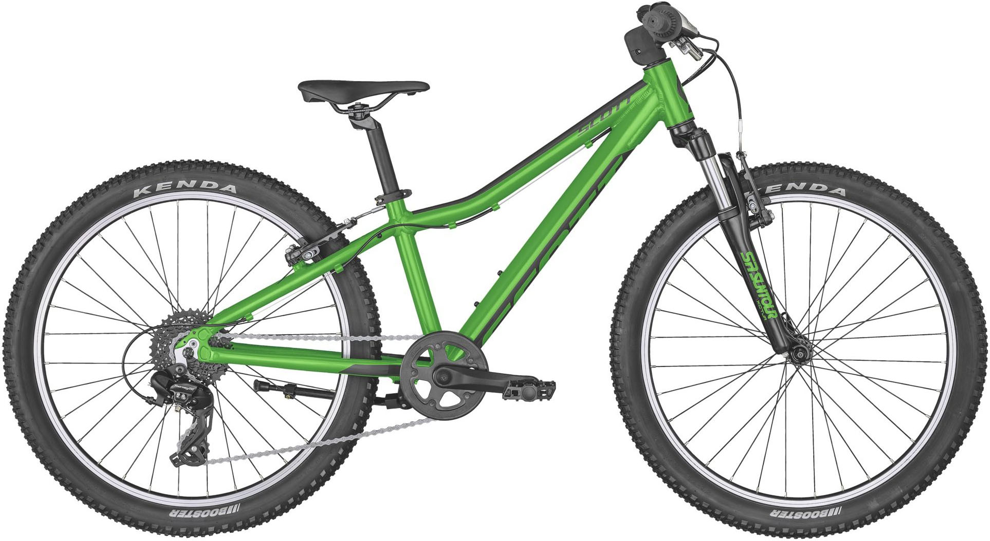Велосипед 24" Scott SCALE 24 (CN) 2023 OS, зеленый фото 