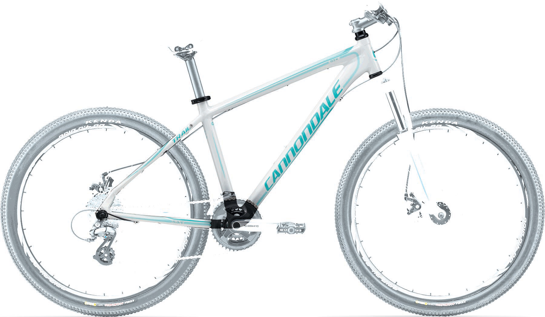 Рама Cannondale 26 "Trail 6 Feminine рама - M біла 2012 фото 