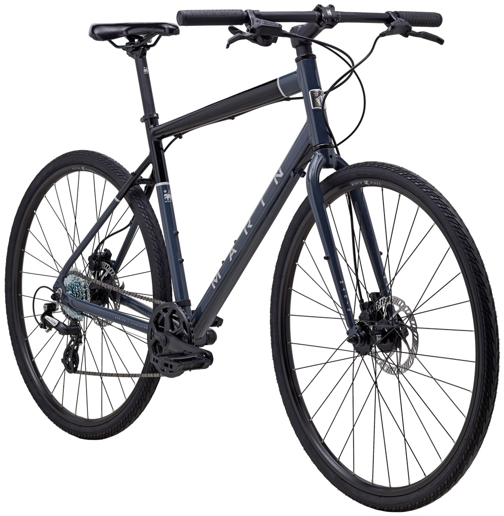 Велосипед 28" Marin PRESIDIO 1 рама - S 2023 Gloss Black/Grey фото 2