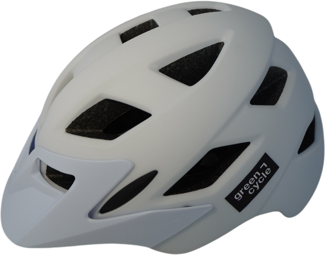 Шолом дитячий Green Cycle ONYX розмір 52-56 см білий фото 