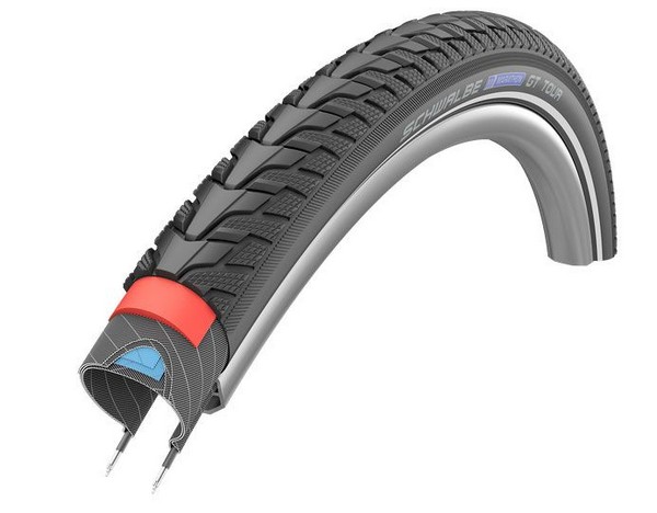 Покришка 29x2.00 (50-622) Schwalbe MARATHON GT Tour DualGuard, TwinSkin B/B + RT HS485 EC 67EPI 35B фото 