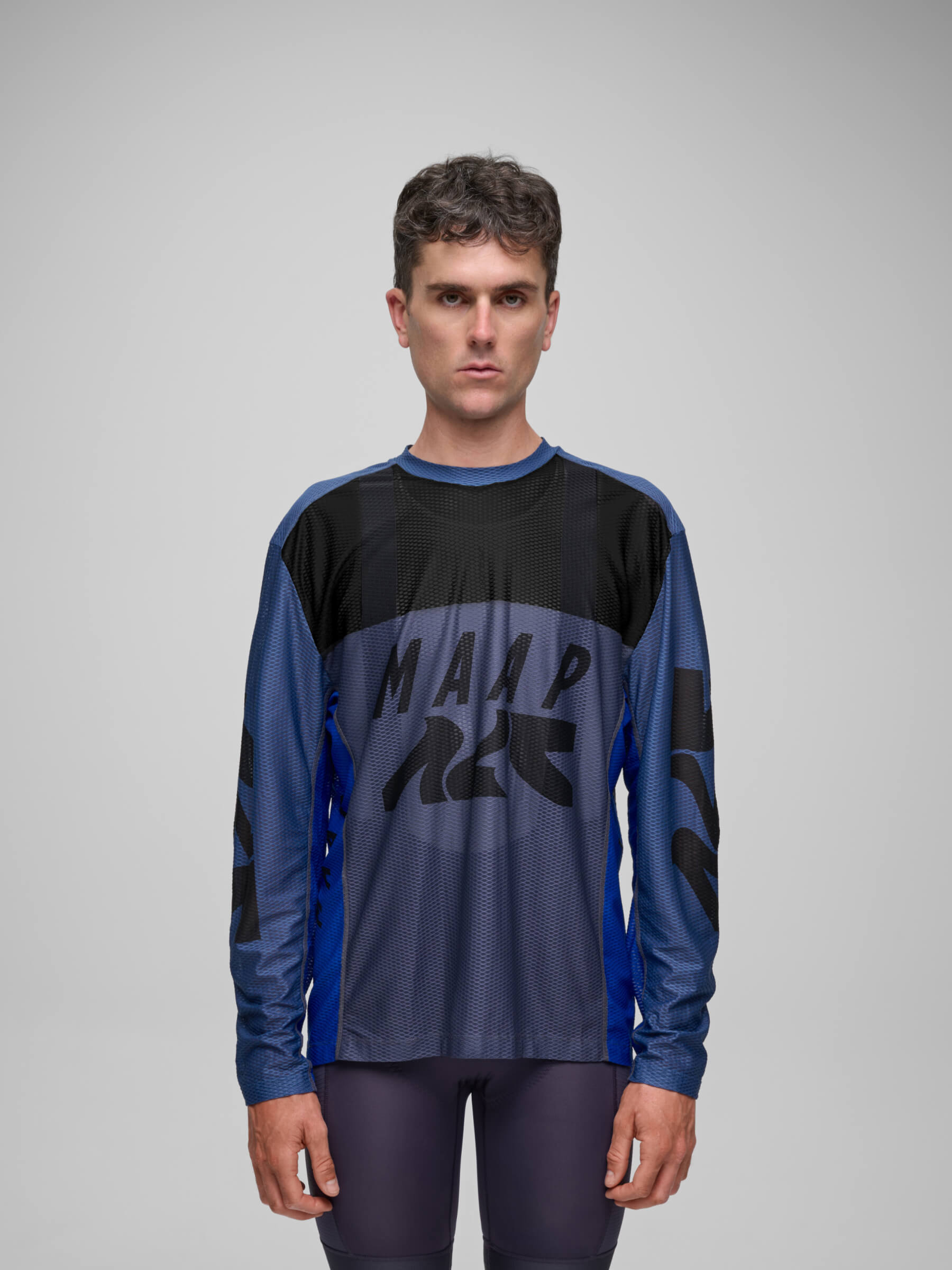 Лонгслів MAAP Alt Road Air Mesh LS Tee Mixed Blue M фото 2