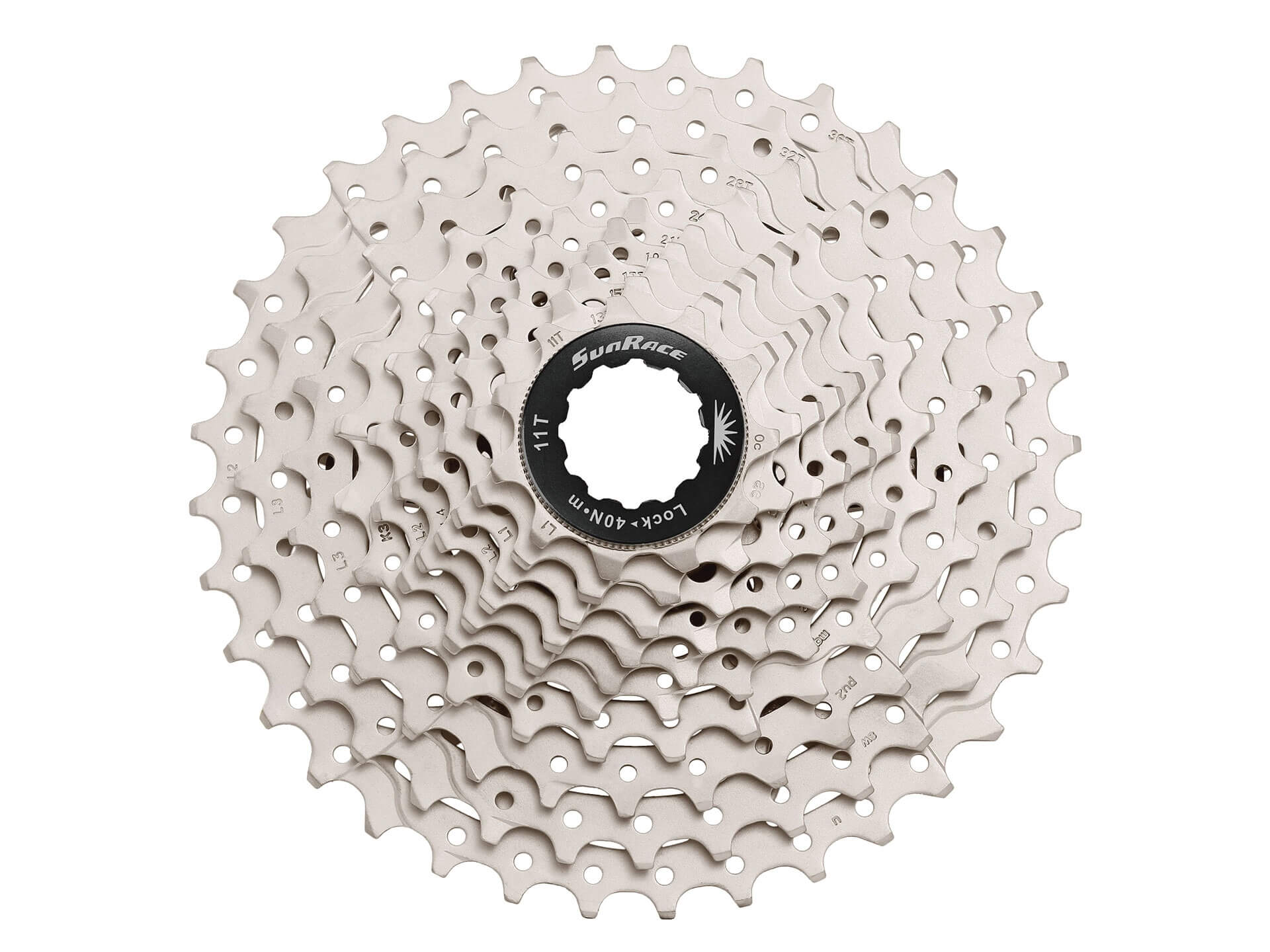 Кассета 10-k 11-34T SUN RACE MS MTB, metallic/silver фото 1