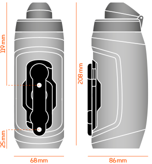 Фляга 0,59 Fidlock TWIST BOTTLE 590 + BIKE BASE, чорний фото 4