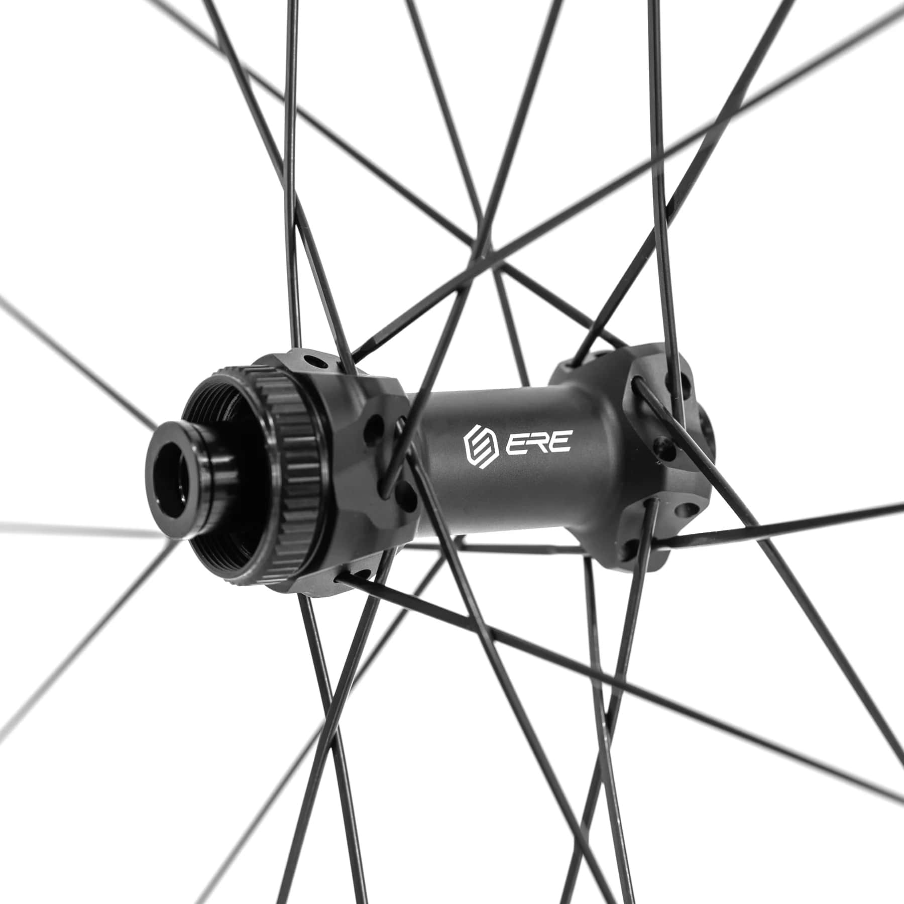 Колесо пер. + задн. 28" ERE TENACI GT25 CARBON, Gravel, 100x12/142x12, CL, MS12, tubeless, черный сатин фото 4