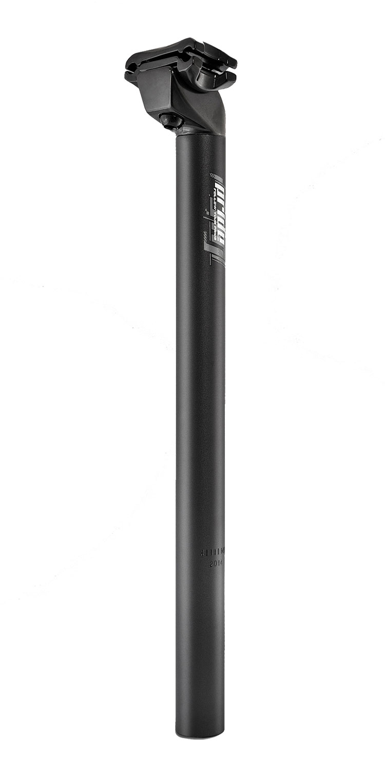Підсідельна труба PRIDE 31,6x400mm, offset 21mm, чорна фото 