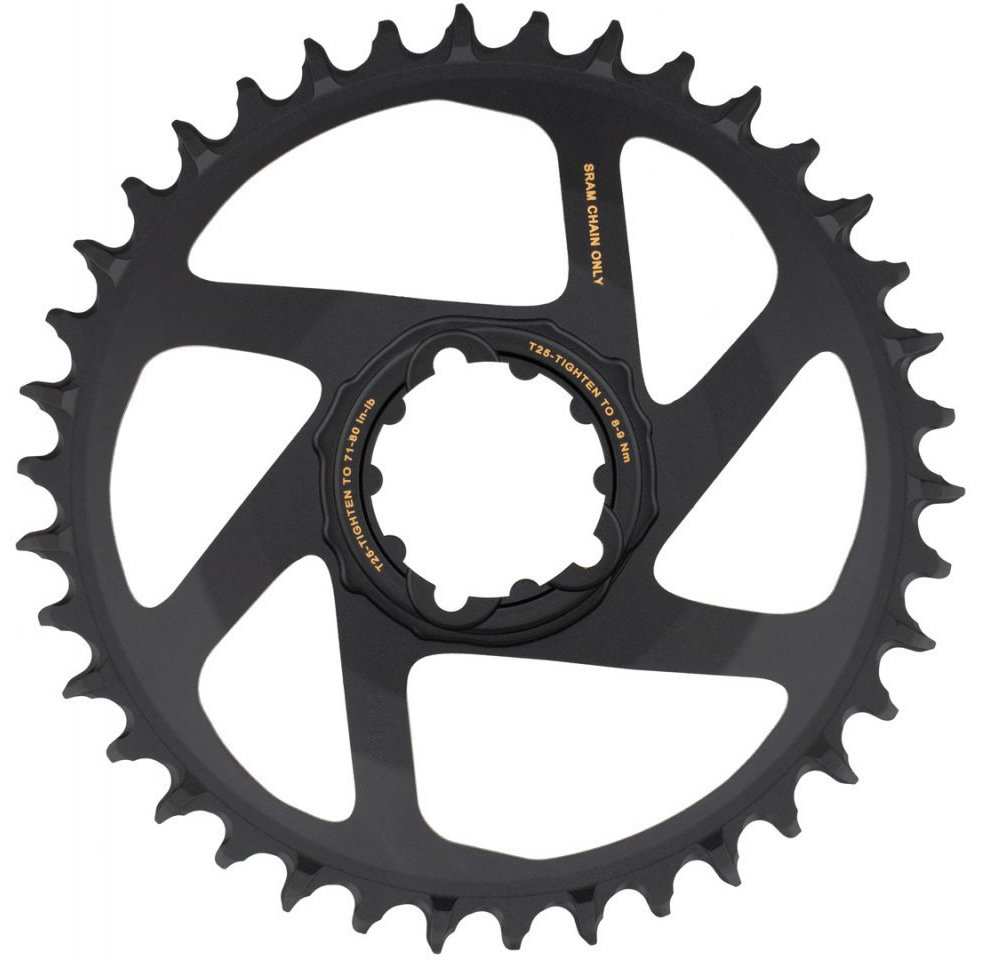 Звезда SRAM CR X-SYNC SL EAGLE 34T DM 3 OFFSET B GLD фото 2