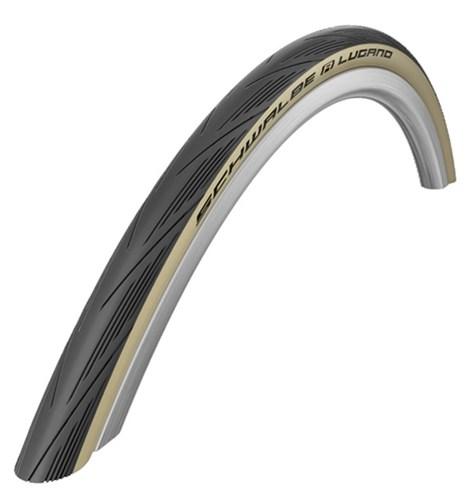 Покрышка 700x25C (25-622) Schwalbe LUGANO K-Guard Active B/BG-SK HS471 SiC, 50EPI фото 