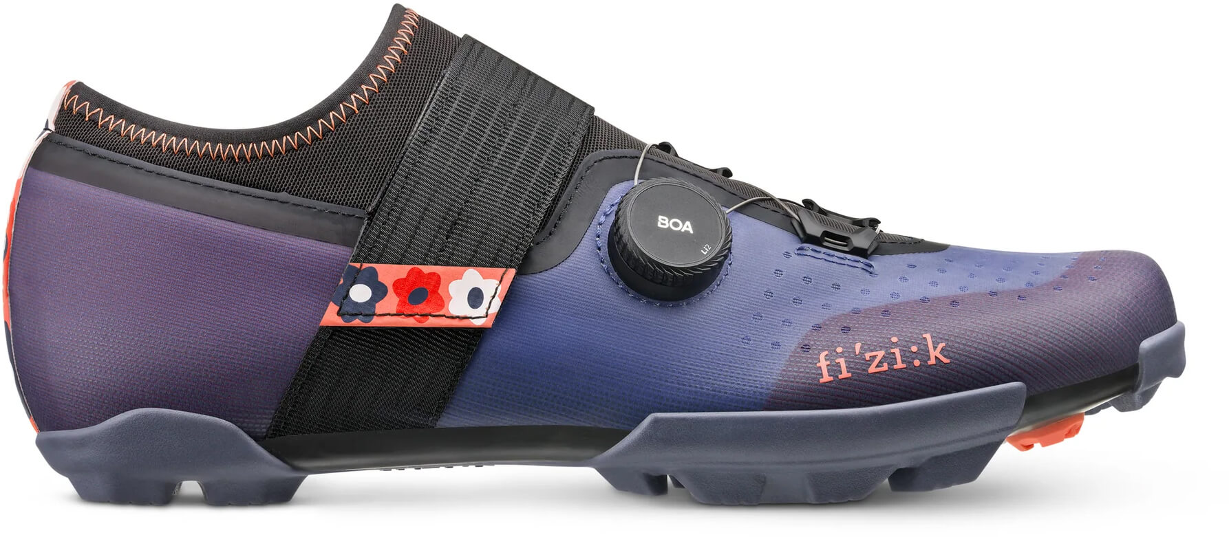 Обувь Fizik FEROX 2 Carbon размер 44,5 сиренево-черная фото 