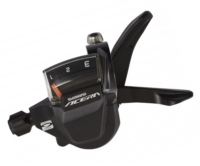 Ручки переключения лев. Shimano SL-M3000 ACERA, 3-ск, трос ОЕМ, без упаковки фото 