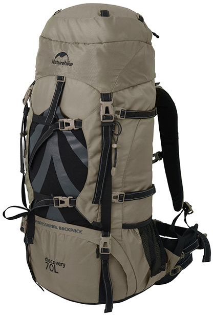 Рюкзак Naturehike NH70B070-B, 70+5 л, світло-коричневий фото 