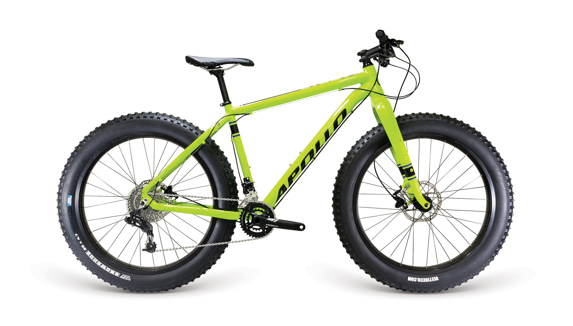 Велосипед 26 "Apollo STOUT рама - L gloss Lime/gloss Black/gloss Blue фото 