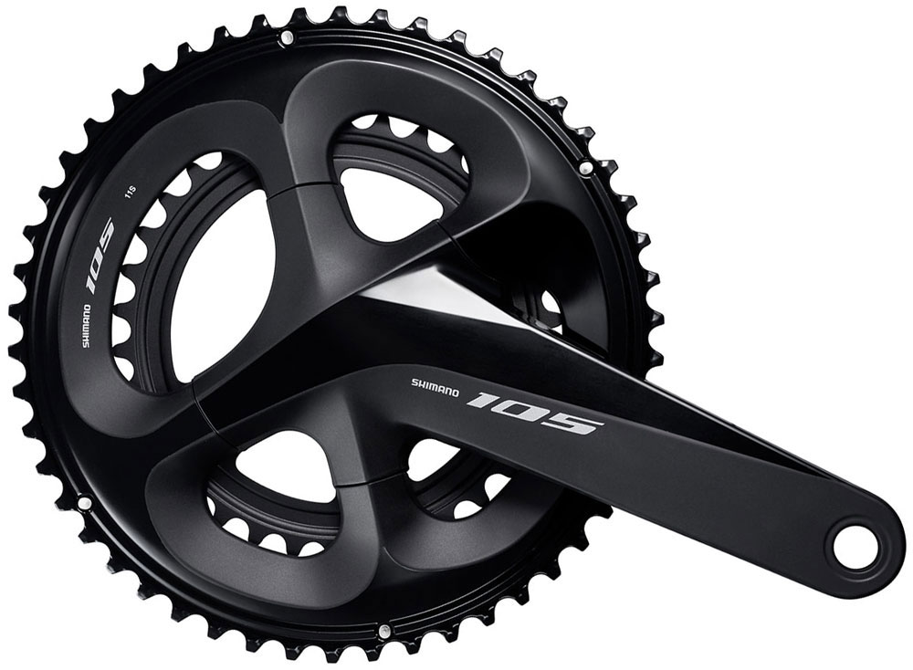 Шатуны Shimano FC-R7000 105, Hollowtech II, 172.5 мм, 52x36, без каретки фото 1