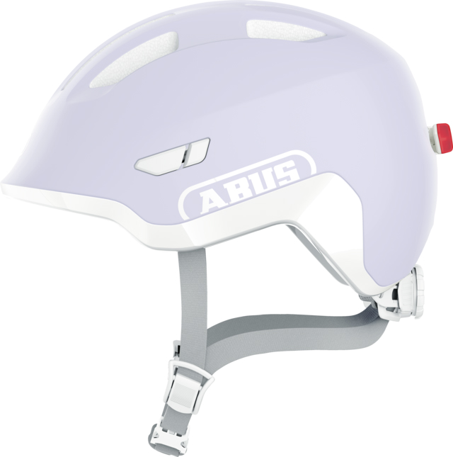 Шолом дитячий ABUS SMILEY 3.0 ACE LED, розмір S (45-50 см), Pure Lavender фото 1