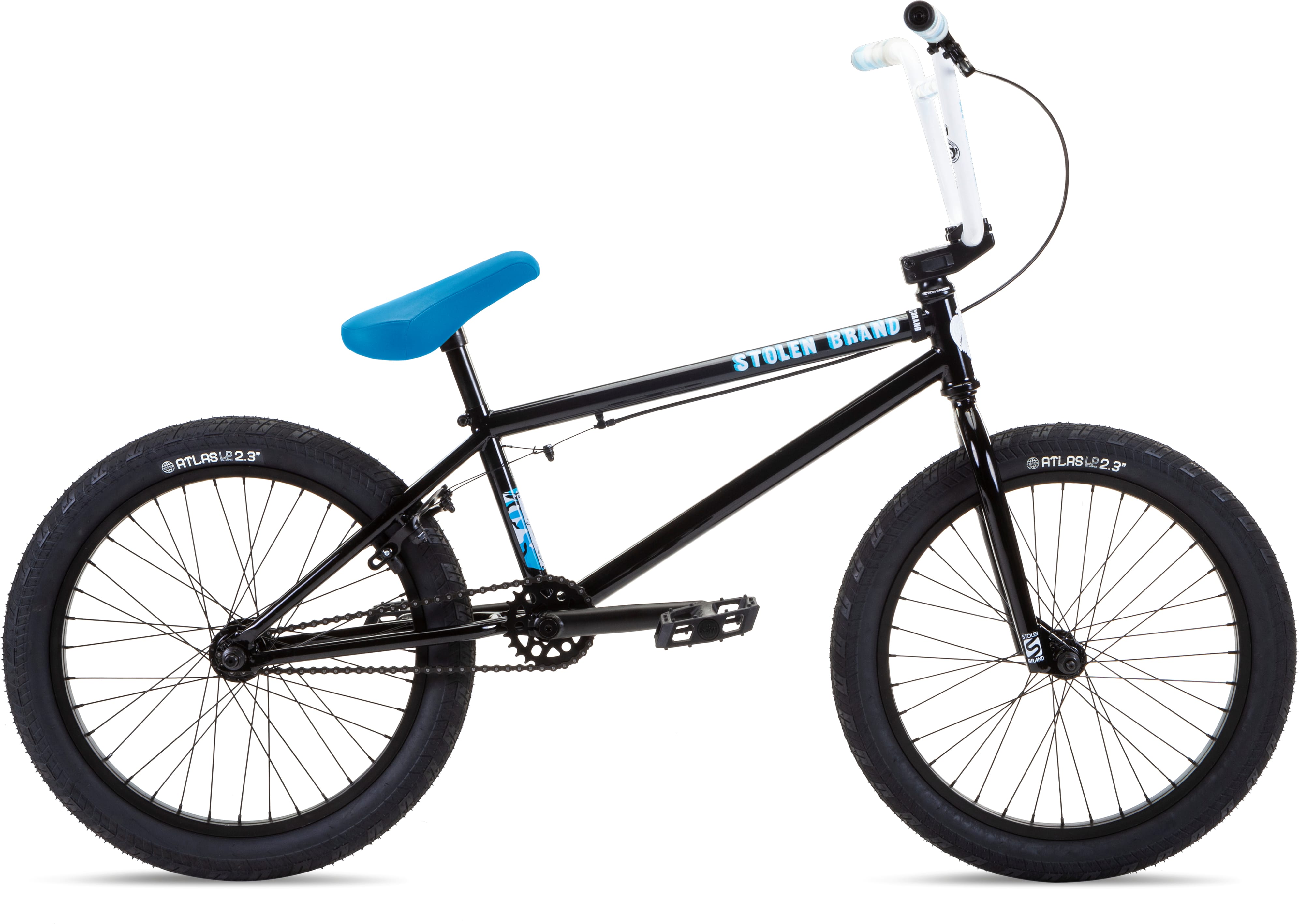 Велосипед 20" Stolen STEREO 20.75" BLACK W/ SWAT BLUE CAMO A3 фото 1