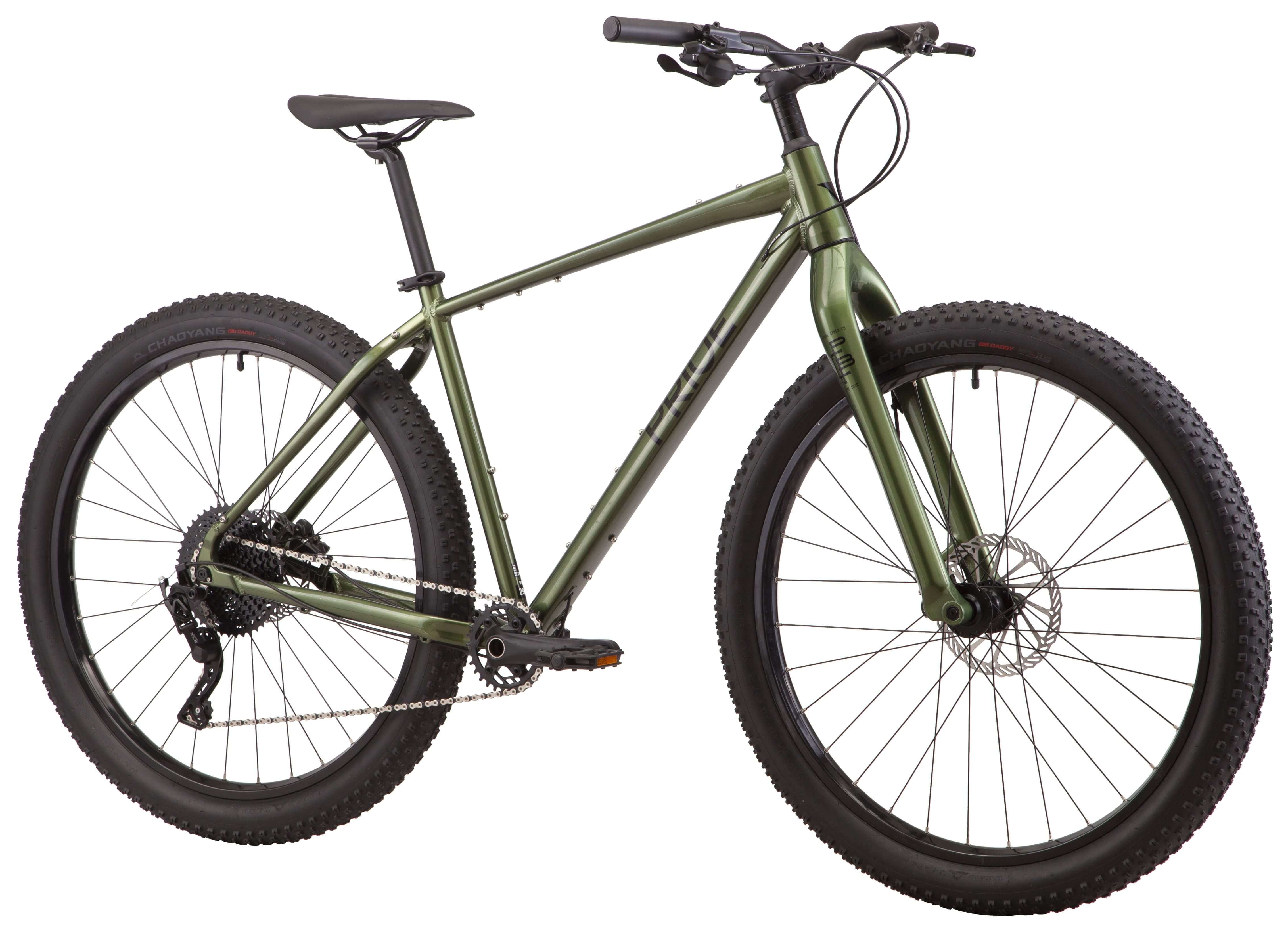 Велосипед 29+" Pride STEAMROLLER рама - XL 2024 зелений фото 2