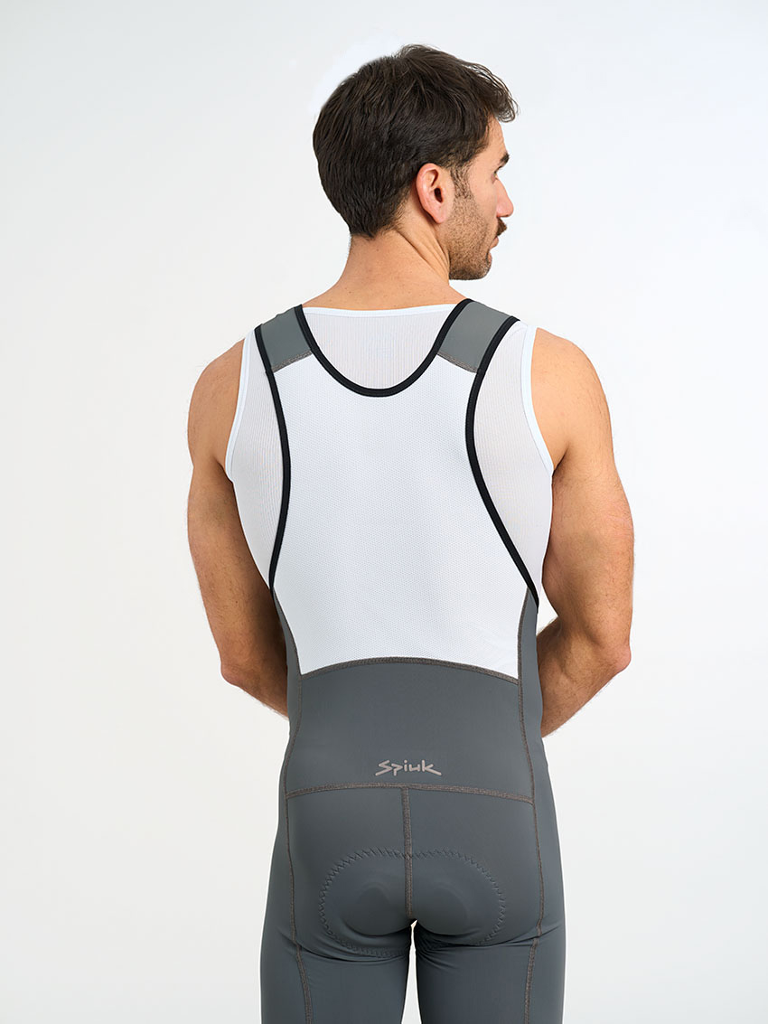 Велотруси Spiuk Anatomic 300 на лямках чоловічі, сірі, розмір S фото 5