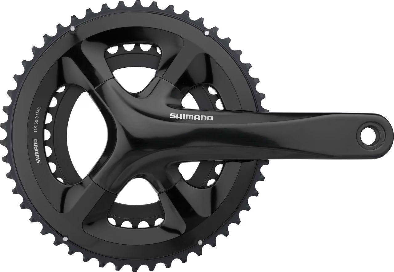 Шатуни Shimano FC-RS510, 172.5мм 52Х36, інтегрована вісь, без каретки фото 