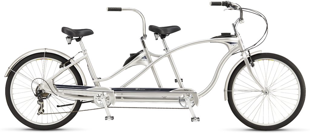 Велосипед 26" Schwinn Tango Tandem silver 2017 фото 1