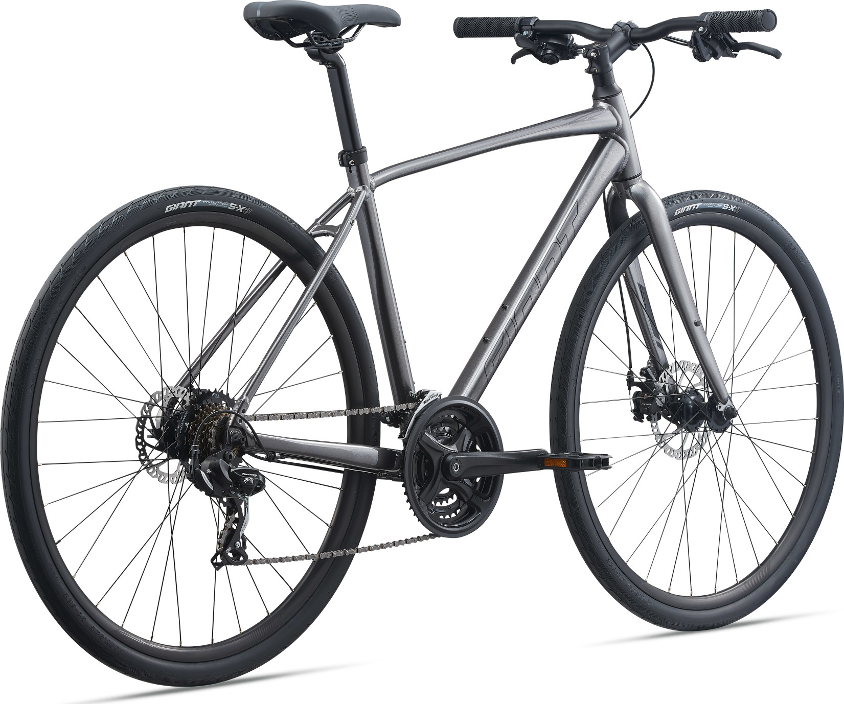 Велосипед 28" Giant ESCAPE 3 DISC рама - M Metallic Black A2 фото 3