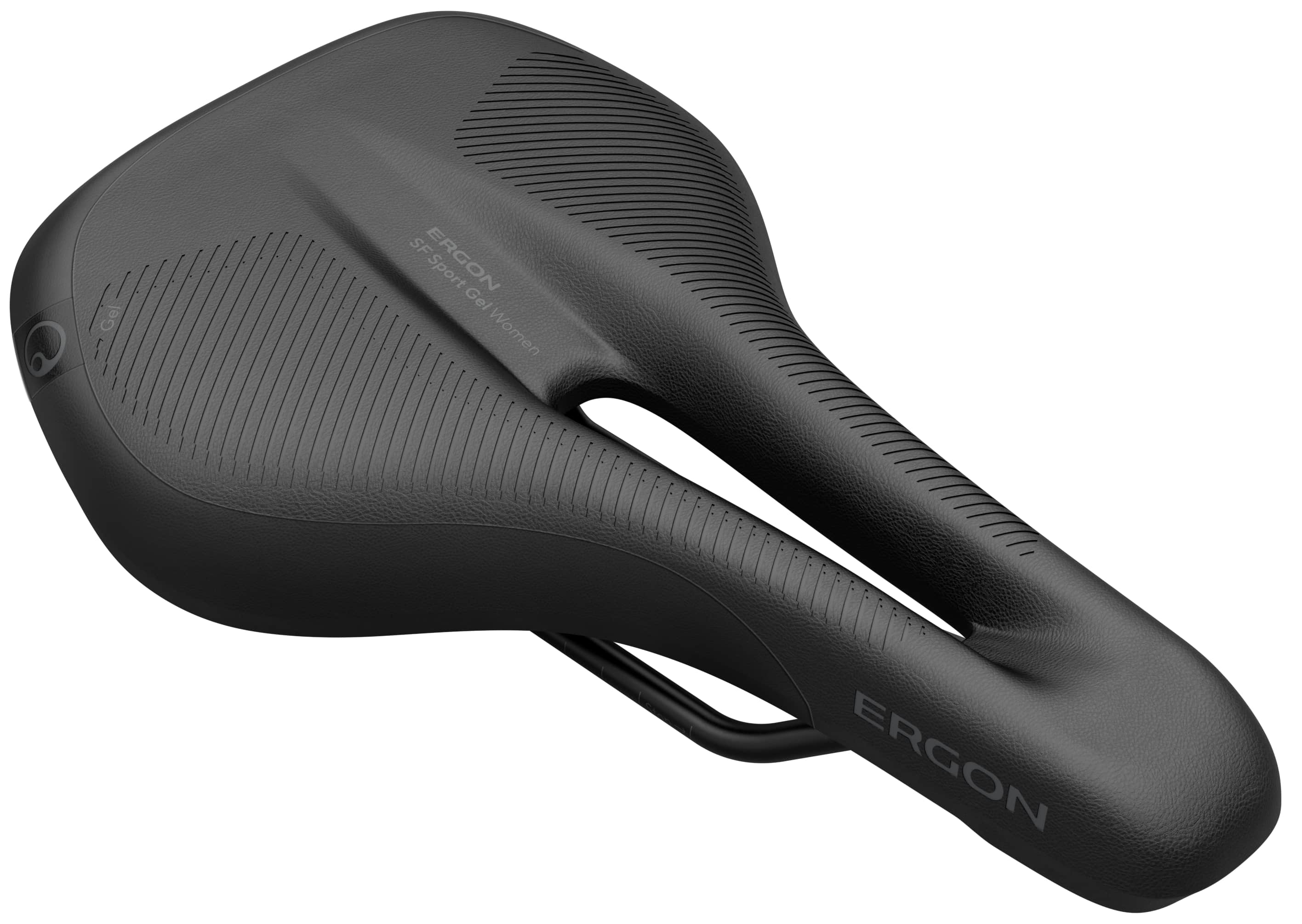 Седло Ergon SF Sport Gel Women S/M, черное фото 