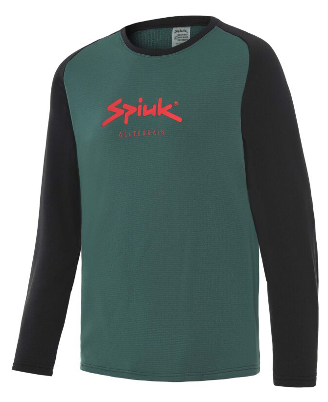 Джерси MTB Spiuk All Terrain дл рукав мужское зеленое XL фото 